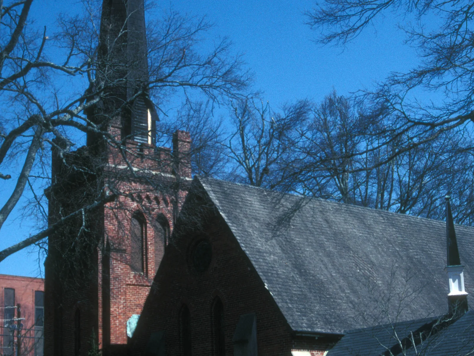 St. Peter's Episcopal Church in Oxford, whose lawn becomes a pumpkin patch each October.