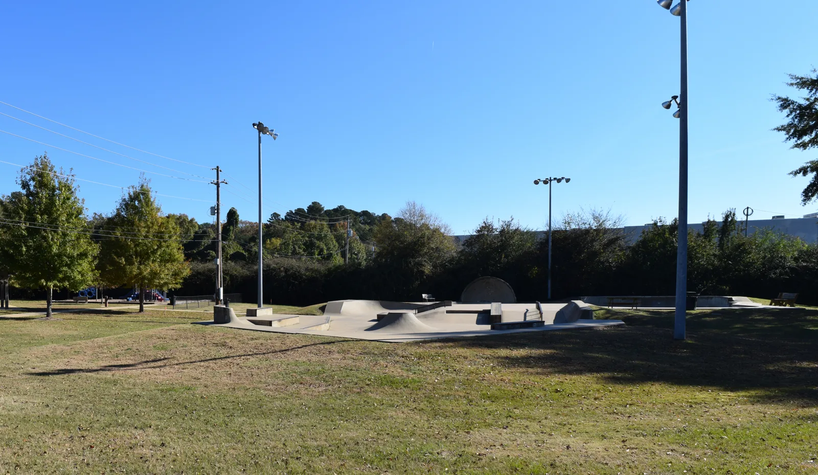 The skate park off Bramlett Boulevard in Oxford, across from the public library.