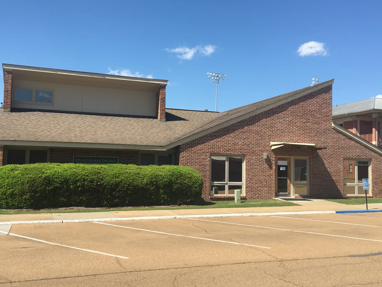 The Oxford School District office in Oxford.