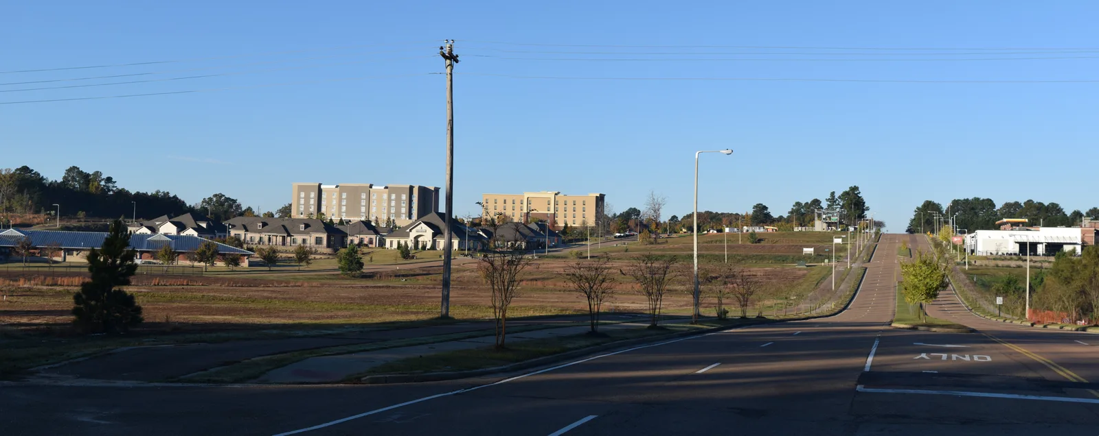 Sisk Avenue through the Oxford Commons development, a few blocks from Della Davidson Elementary on Commonwealth Boulevard.
