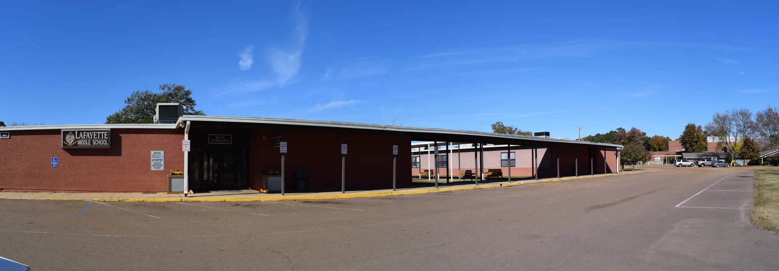 Lafayette Middle School on the Lafayette County School District's Commodore Drive campus in Oxford.